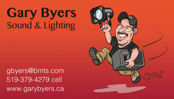 Gary Byers, Sound and Lighting